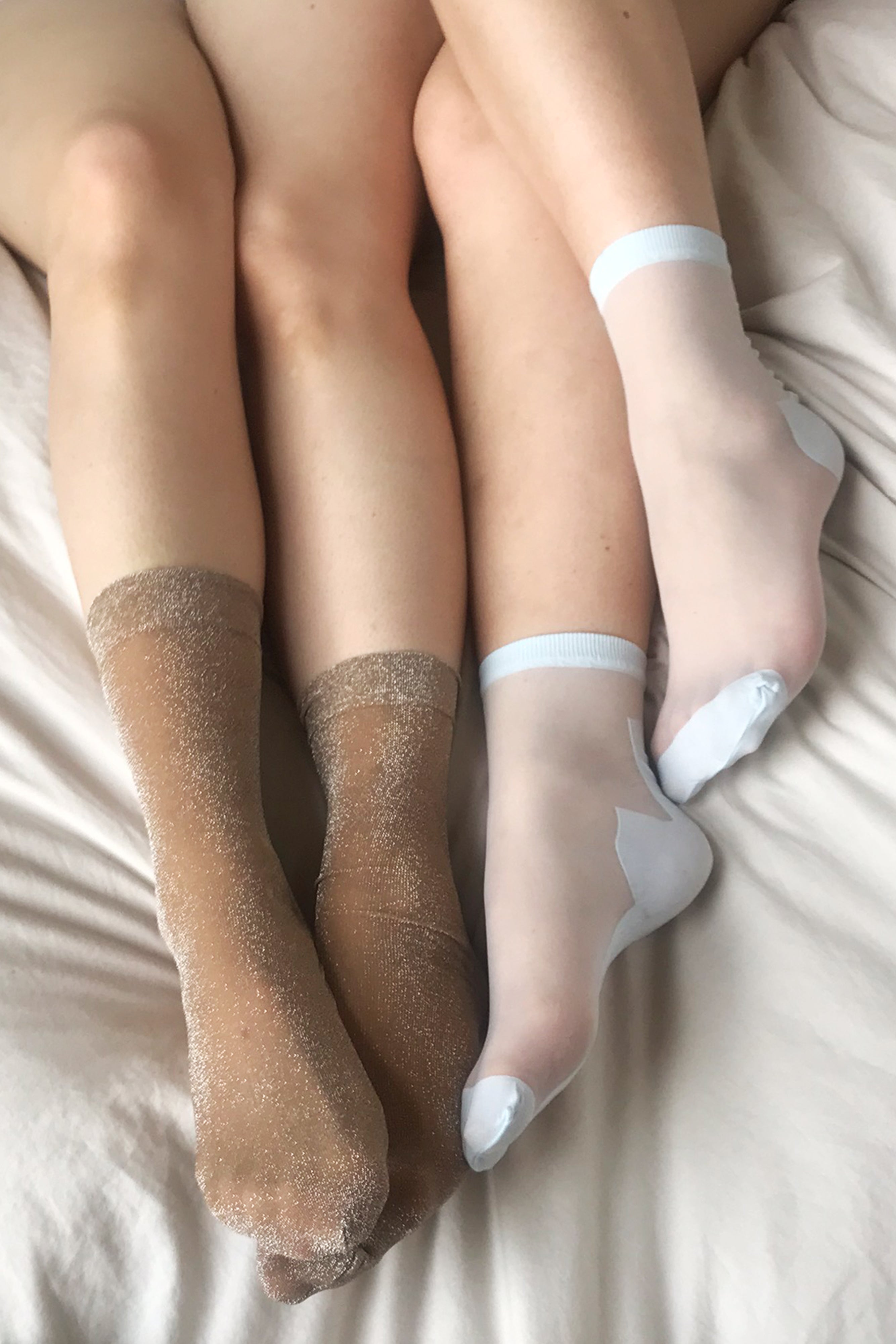 Opaque Toe Sock in Ciel