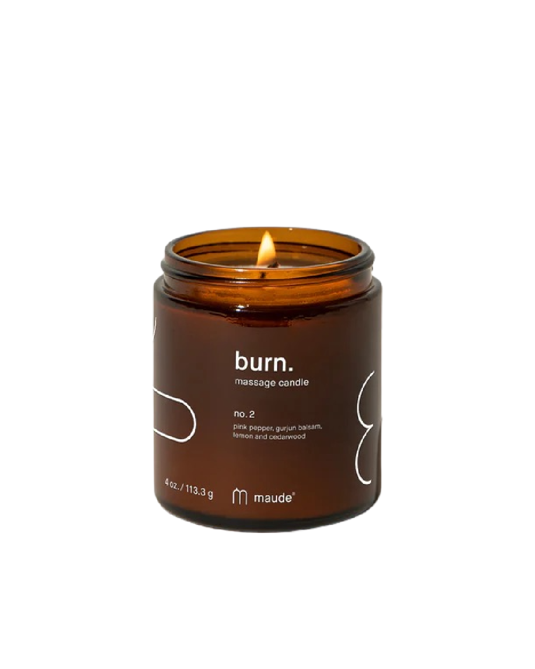 Maude Massage Candle in Burn No. 2