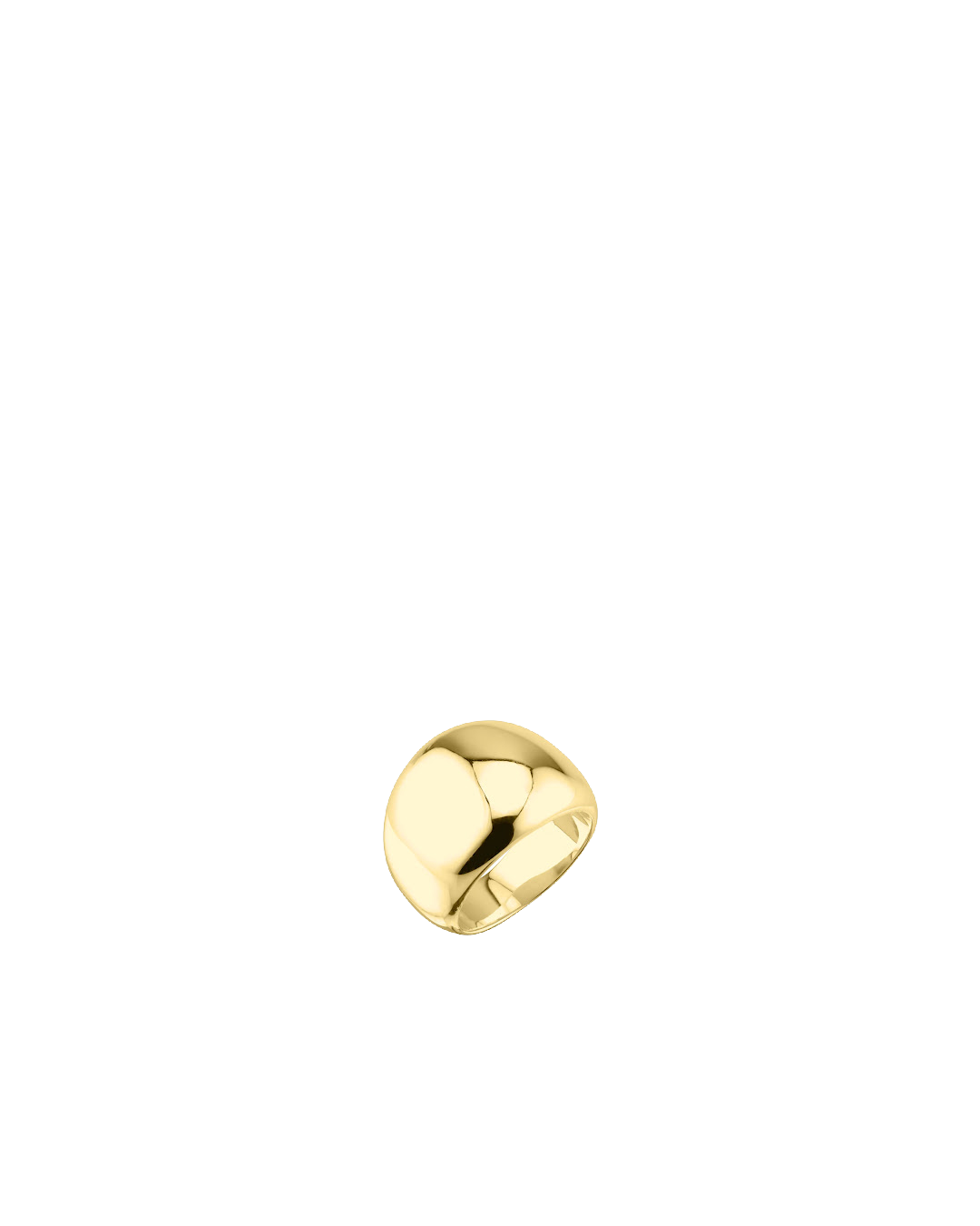 Gabriela Artigas Flat Balloon Ring in Yellow Gold Plate
