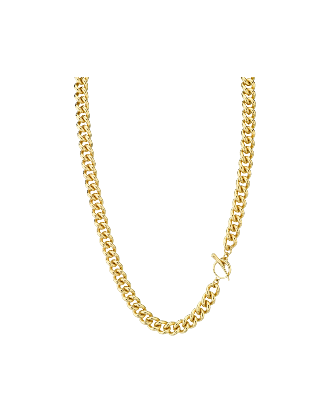 Gabriela Artigas Thin Palma Necklace in Yellow Gold Plated