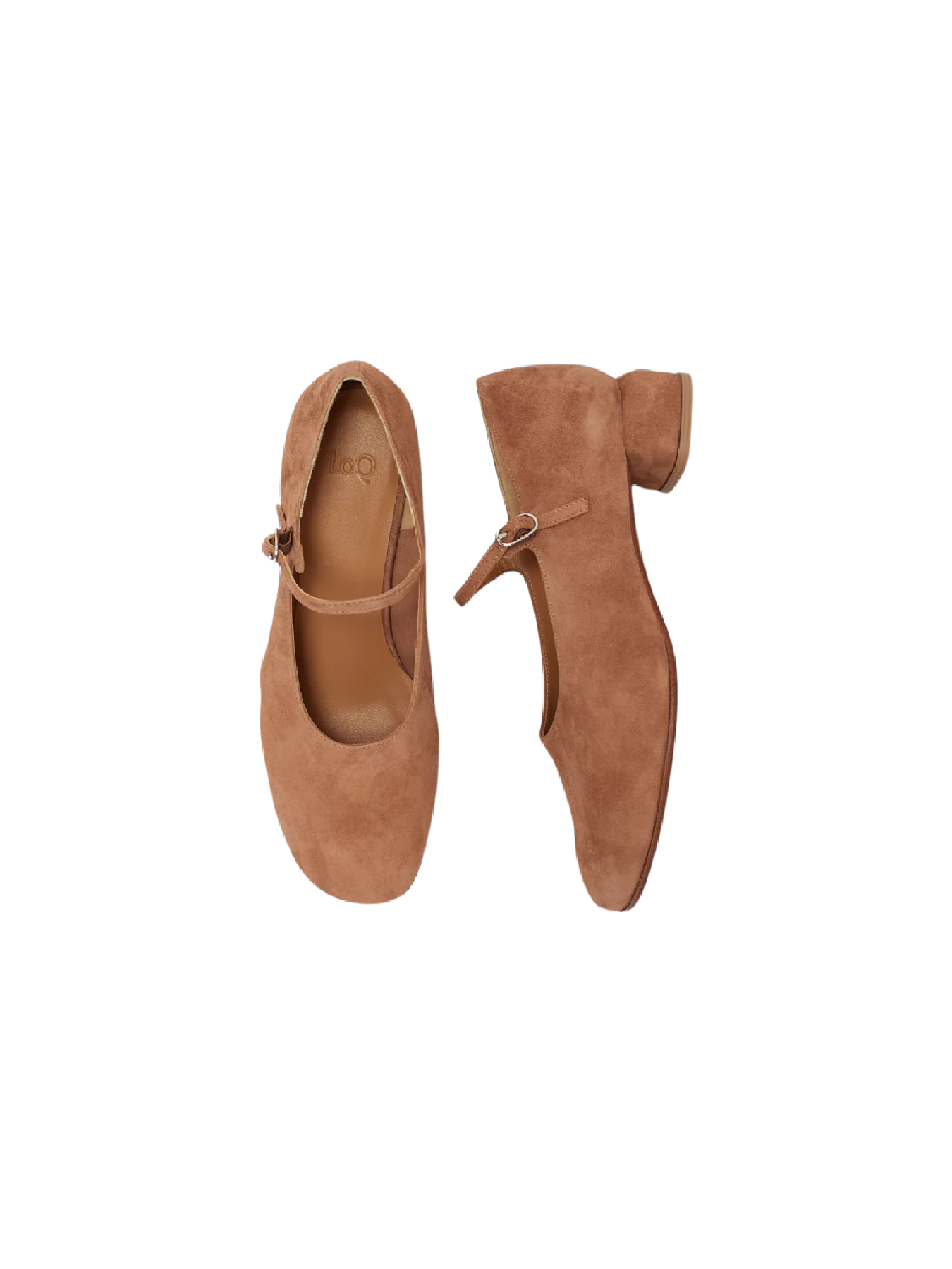 LoQ Ema Mary Jane in Clay Suede