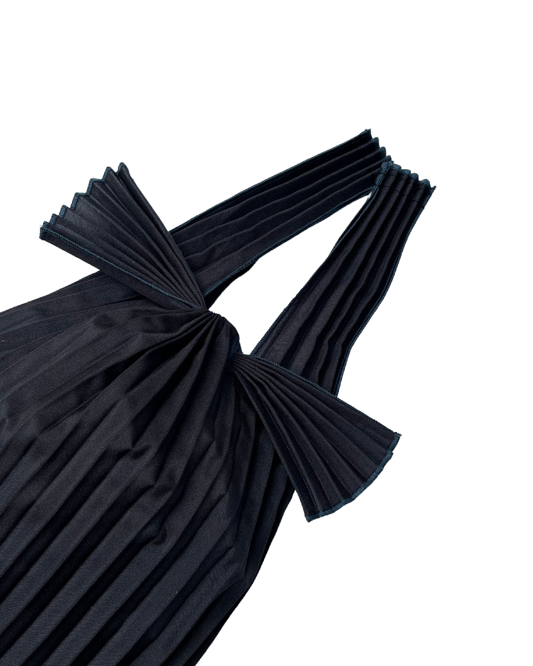 Large Black Pleated Pleco Tote Bag by KNA Plus at Abacus Row