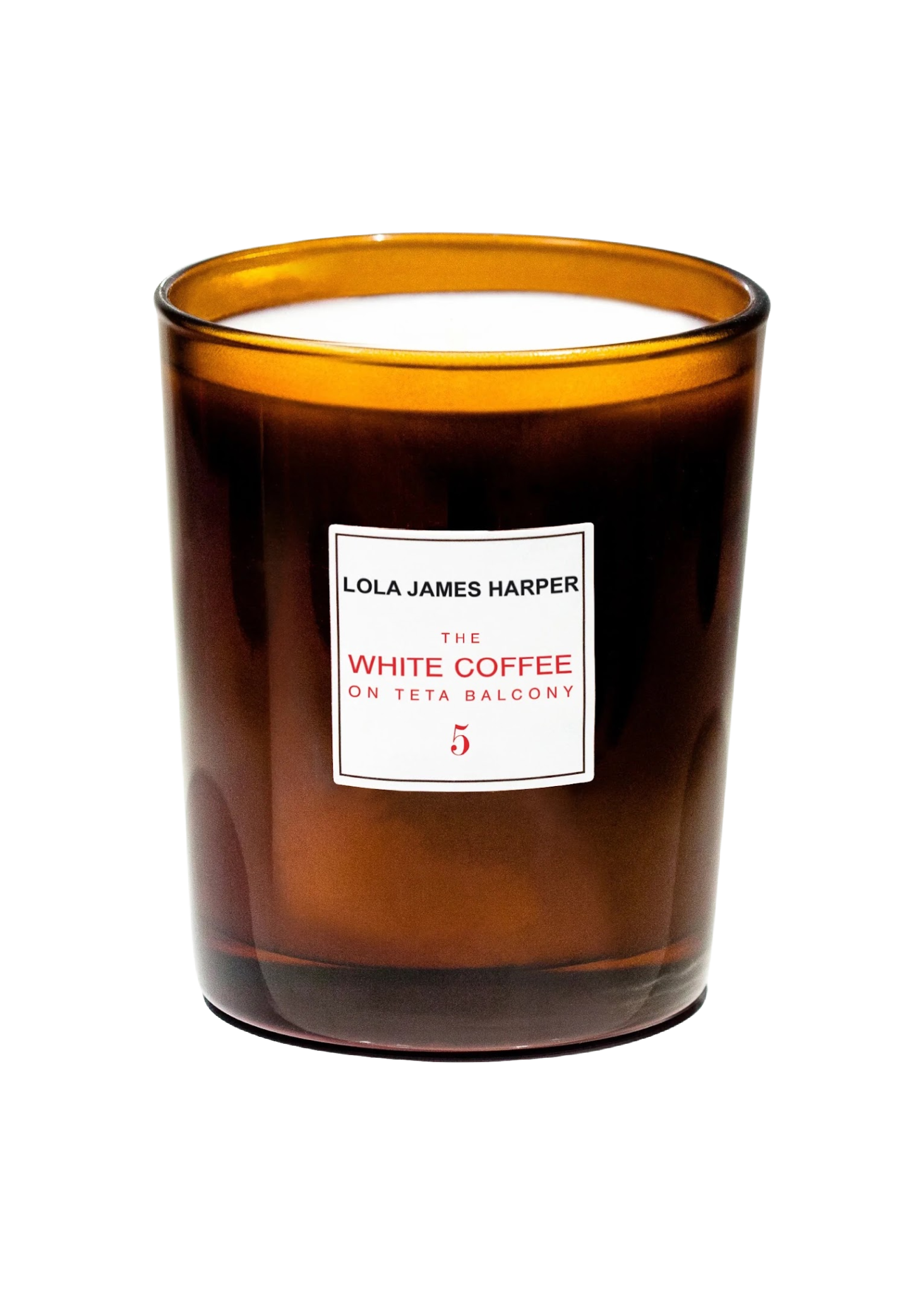 Lola James Harper Candle 5 The White Coffee in Orange Blossom, Cedar, Honey