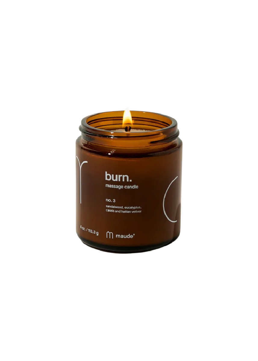 Maude Massage Candle in Burn No. 3